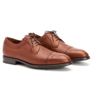Aquatalia Duke Scotch Grain Leather Oxford NWOT